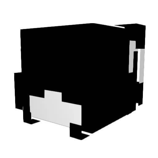 n6ti Minecraft avatar head, 3D render