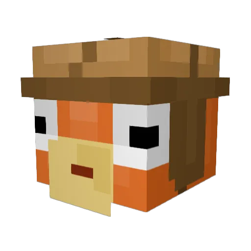 n7viper Minecraft avatar head, 3D render