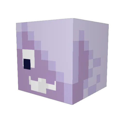 n8alie Minecraft avatar head, 3D render