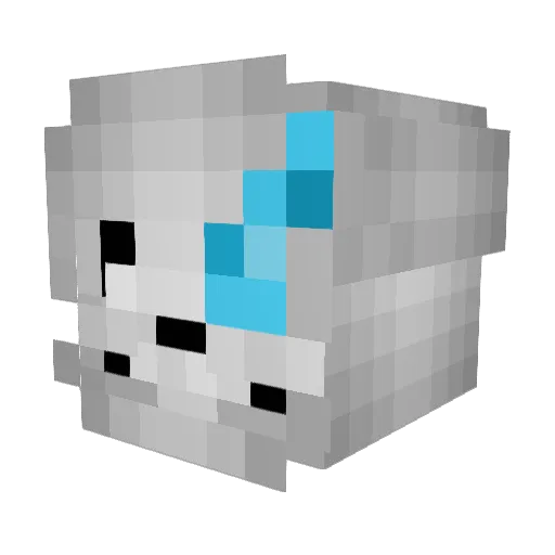 n8ertot_mc Minecraft avatar head, 3D render