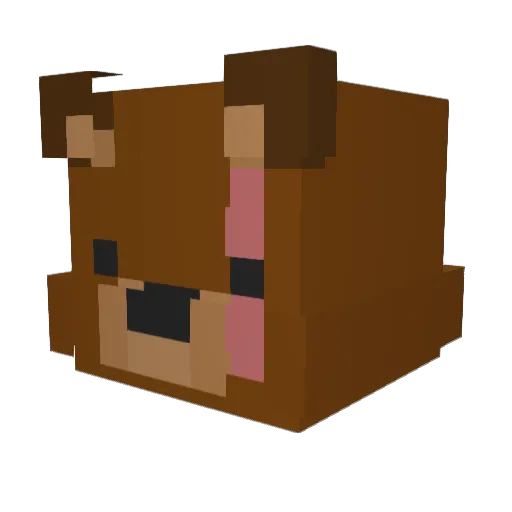 n8qz Minecraft avatar head, 3D render