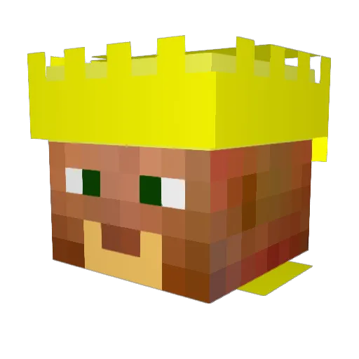 n8scou Minecraft avatar head, 3D render