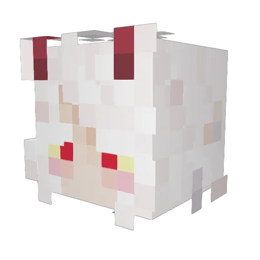 n8sea Minecraft avatar head, 3D render