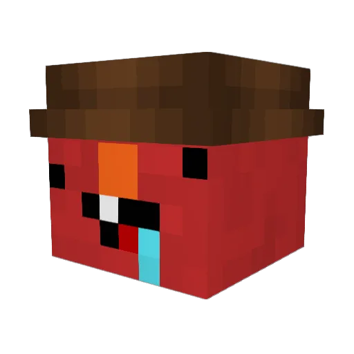 n8sh Minecraft avatar head, 3D render