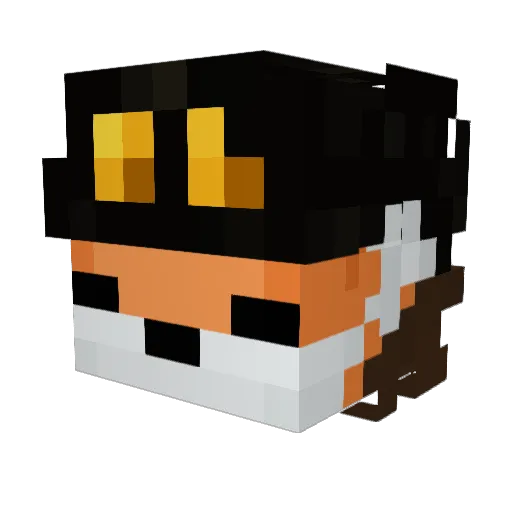 n9blue Minecraft avatar head, 3D render