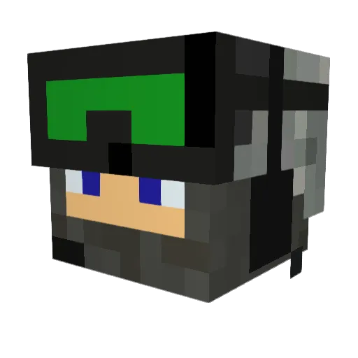 nEADekvat Minecraft avatar head, 3D render