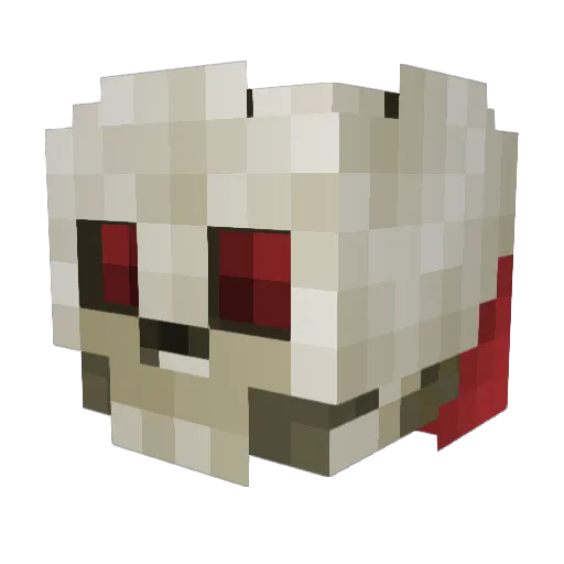 nHack3 Minecraft avatar head, 3D render