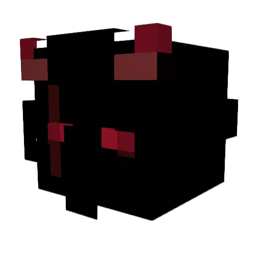 nKayy_ Minecraft avatar head, 3D render