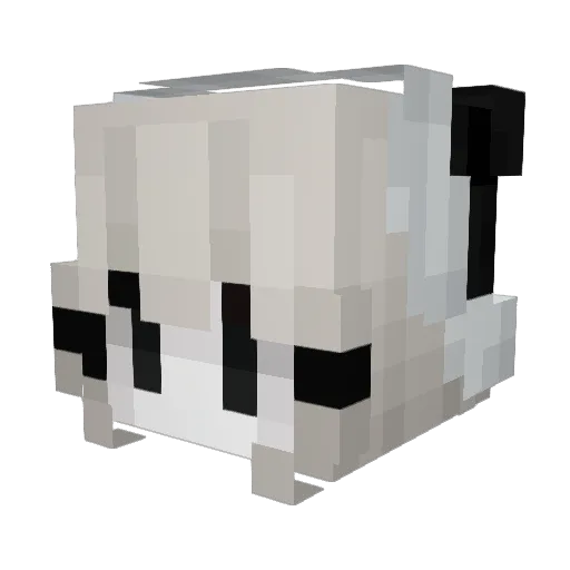 nKyq_ Minecraft avatar head, 3D render
