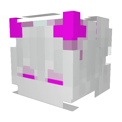 nOT_qReRty Minecraft avatar head, 3D render