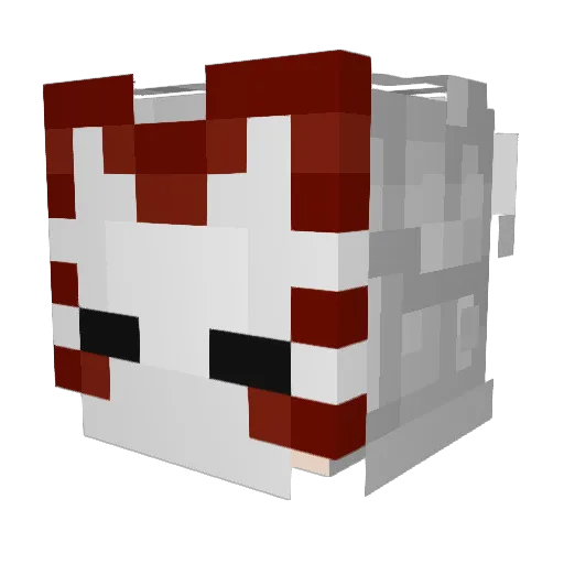 nOm683 Minecraft avatar head, 3D render