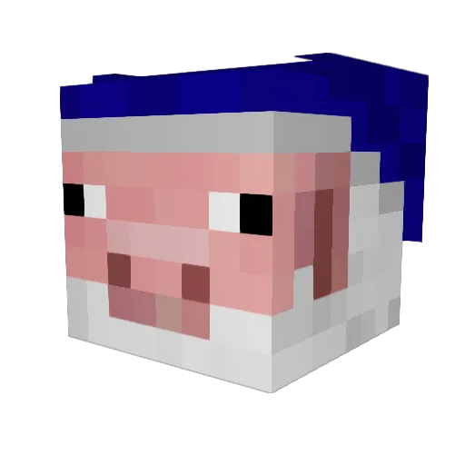 nPuBeTuKu Minecraft avatar head, 3D render