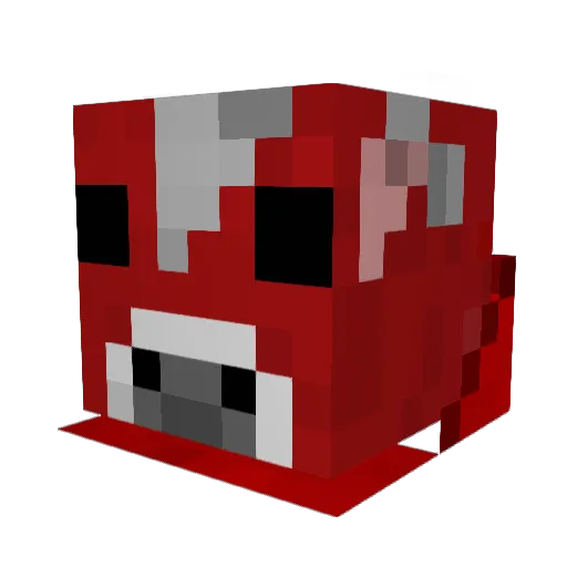 nRxChiP Minecraft avatar head, 3D render