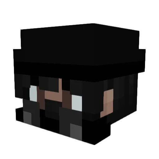 nSlaany Minecraft avatar head, 3D render