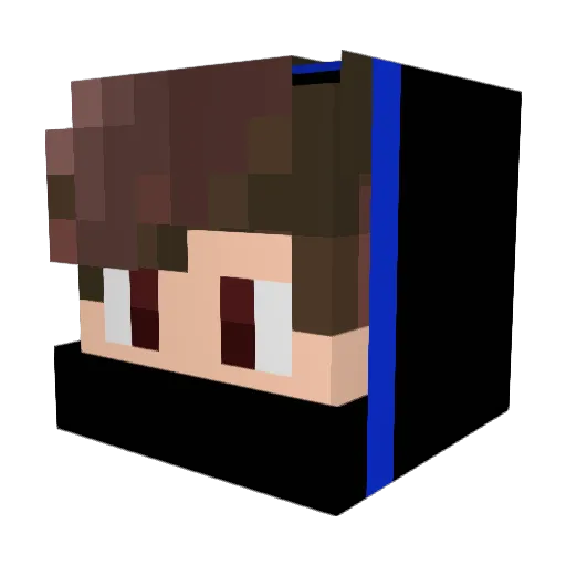 nYhco_ Minecraft avatar head, 3D render