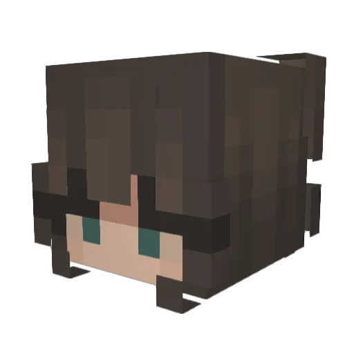 n_atalia Minecraft avatar head, 3D render