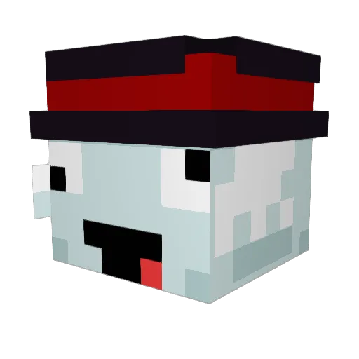 n_caputo Minecraft avatar head, 3D render
