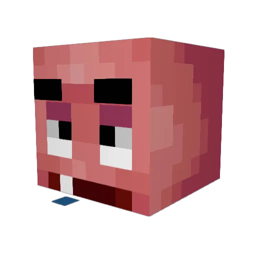 n_frouzy_n Minecraft avatar head, 3D render