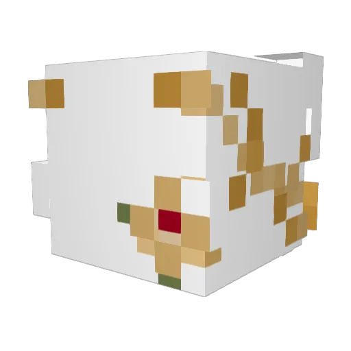 n_ke Minecraft avatar head, 3D render