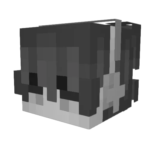n_wy Minecraft avatar head, 3D render