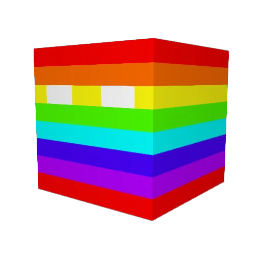 naaaaaara Minecraft avatar head, 3D render