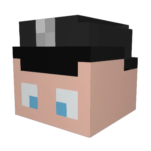 naam4987 Minecraft avatar head, 3D render