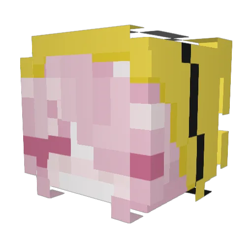naatt116 Minecraft avatar head, 3D render
