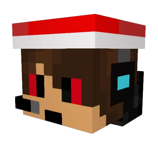 nab911 Minecraft avatar head, 3D render