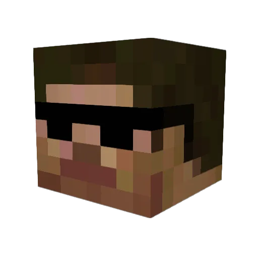 nababa114514 Minecraft avatar head, 3D render
