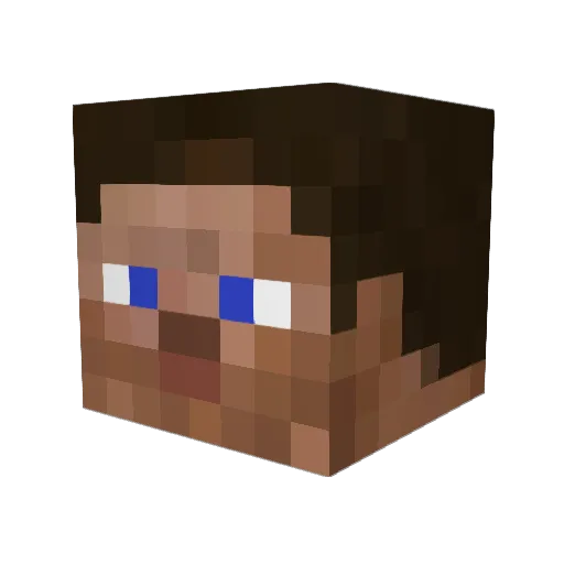 nablsi14 Minecraft avatar head, 3D render