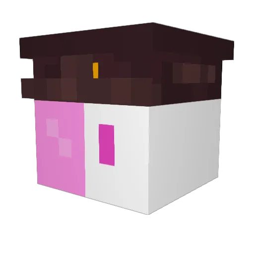 nabnabnabnab Minecraft avatar head, 3D render