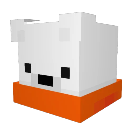 nabobbles Minecraft avatar head, 3D render