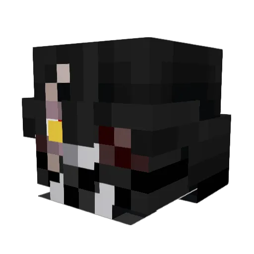 nachoRG107 Minecraft avatar head, 3D render