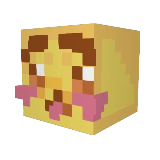 nacho_friies Minecraft avatar head, 3D render