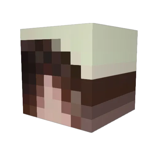 nacholibre2 Minecraft avatar head, 3D render