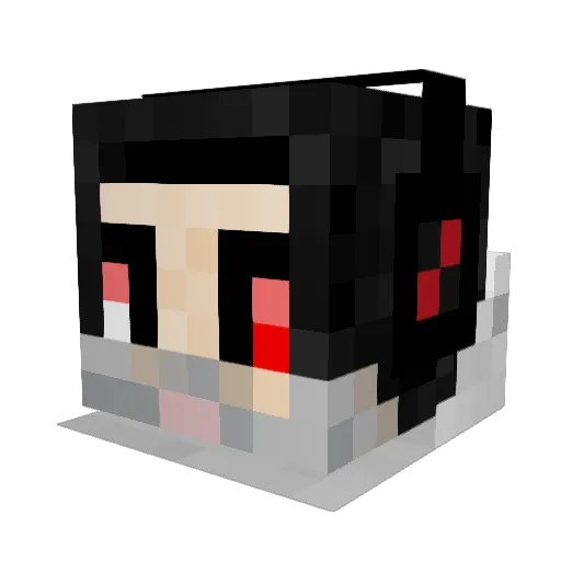 nachomeitorxd Minecraft avatar head, 3D render