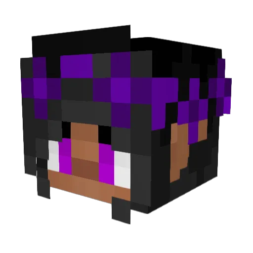 nacixan Minecraft avatar head, 3D render