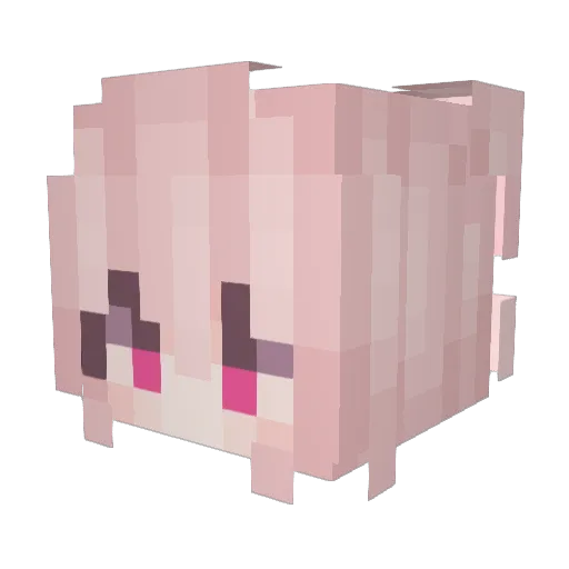 nacizzz Minecraft avatar head, 3D render
