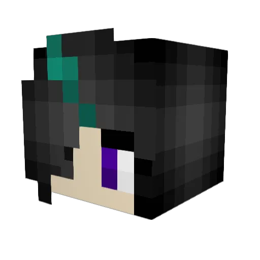 nacnac Minecraft avatar head, 3D render