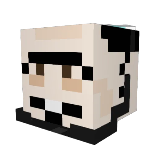 nadav1306 Minecraft avatar head, 3D render