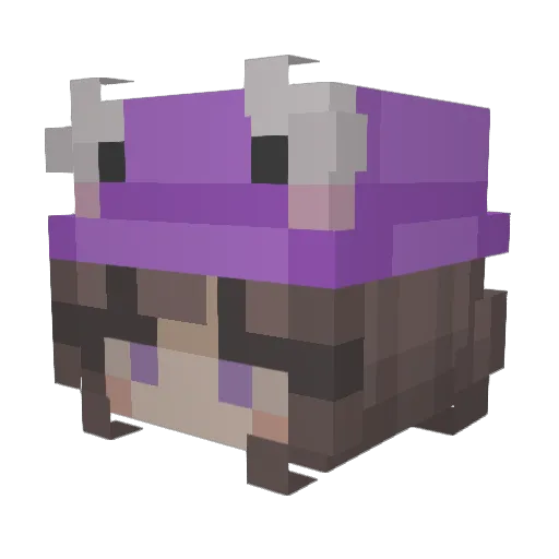 nadbun Minecraft avatar head, 3D render