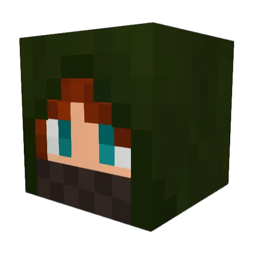 nadia11275 Minecraft avatar head, 3D render