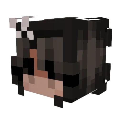 nadiaa_0 Minecraft avatar head, 3D render