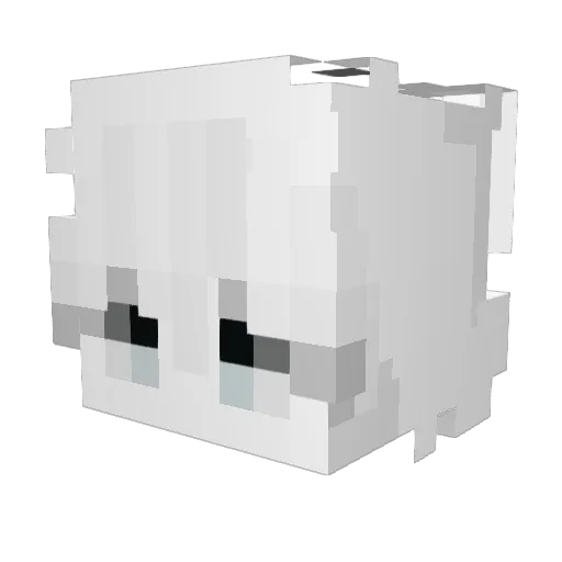 nadiiaaaaa Minecraft avatar head, 3D render