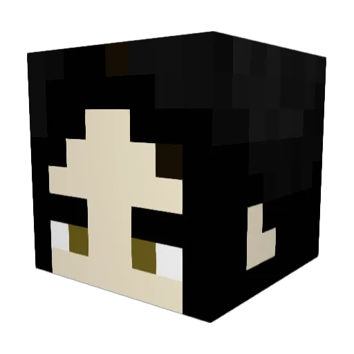 nadinski Minecraft avatar head, 3D render