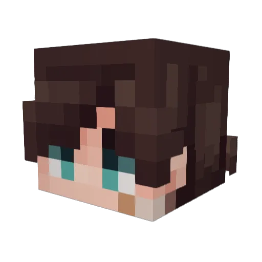nadjafov Minecraft avatar head, 3D render
