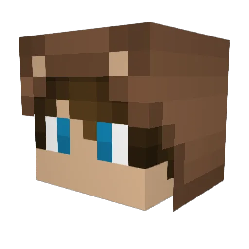 nadnerb2000 Minecraft avatar head, 3D render
