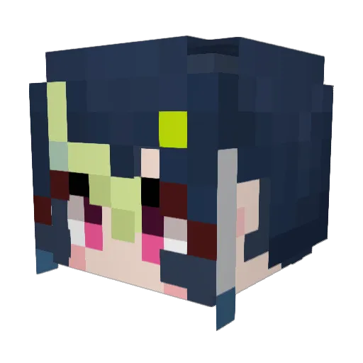nado173 Minecraft avatar head, 3D render