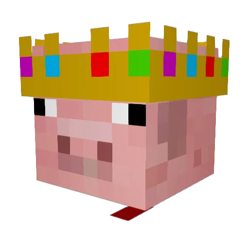 naetfan Minecraft avatar head, 3D render