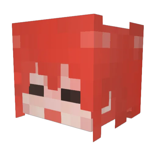 naga393 Minecraft avatar head, 3D render
